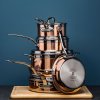 Set de vase pentru gătit COPPERBOND, set de 6 buc, cupru, Hestan