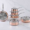 Oală COPPERBOND 18 cm, 1,9 l, cupru, Hestan