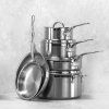 Set de vase pentru gătit PROBOND, set de 6 buc, oțel inoxidabil, Hestan