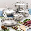Tigaie pentru saute PROBOND 26 cm, 3,3 l, oțel inoxidabil, Hestan
