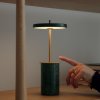 Lampă de masă portabilă ASTERIA MOVE 25 cm, alb, marmură, Umage