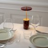 Lampă de masă portabilă ASTERIA MOVE 25 cm, alb, marmură, Umage