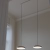 Lampa ASTERIA PLUS 31 cm, negru / auriu, aluminiu, Umage