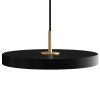 Lampa ASTERIA PLUS 31 cm, negru / auriu, aluminiu, Umage