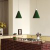 Lampa BOWER 23 cm, verde, aluminiu, Tala