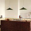 Lampa BOWER 60 cm, verde, aluminiu, Tala
