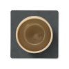 215864 4 podtacek square nupo 10 x 10 cm antracitova kuze lind dna