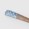 216668 2 jidelni lzice basketweave 12 5 cm modra keramika mij