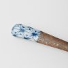 216665 2 jidelni lzice asanoha 12 5 cm modra keramika mij