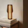 216959 3 prenosna stolni lampa radiant 28 cm led tmave hneda drevo eva solo