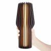 216959 6 prenosna stolni lampa radiant 28 cm led tmave hneda drevo eva solo