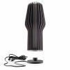 216959 7 prenosna stolni lampa radiant 28 cm led tmave hneda drevo eva solo
