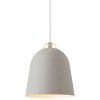 217094 6 zavesna lampa clover 35 cm seda hlinik eva solo