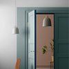 217058 1 zavesna lampa clover 21 cm burgundska hlinik eva solo