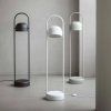 217052 1 stojaci lampa quay 121 cm zelena ocel eva solo