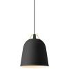 217046 2 zavesna lampa clover 21 cm cerna hlinik eva solo