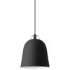217046 zavesna lampa clover 21 cm cerna hlinik eva solo