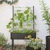 218108 2 opora pro rostliny simply grow 70 x 102 cm cerna ocel eva solo