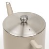 219401 3 cajova konvice s infuzerem minuet cylindre 1 2 l taupe nerezova ocel bredemeijer