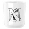 220385 plastovy hrnek moomin abc 200 ml pismeno n bila rig tig