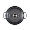 223713 5 kastrol signature 26 cm 2 2 l flint litina le creuset