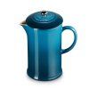 224508 3 french press kavovar 1 l deep teal kamenina le creuset