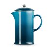 224508 4 french press kavovar 1 l deep teal kamenina le creuset