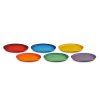 224127 3 prilohovy talir coupe 22 cm sada 6 ks rainbow kamenina le creuset