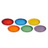 224127 4 prilohovy talir coupe 22 cm sada 6 ks rainbow kamenina le creuset