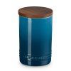 224997 doza na potraviny signature 770 ml deep teal kamenina le creuset