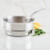 225651 3 naparovaci vlozka provisions 20 cm stribrna nerezova ocel hestan