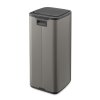 225867 9 dotykovy odpadkovy kos bo 30 l platinova ocel brabantia