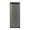 225867 dotykovy odpadkovy kos bo 30 l platinova ocel brabantia