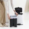 225999 4 pedalovy odpadkovy kos bo 12 l matna cerna ocel brabantia