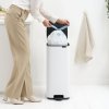 226038 5 pedalovy odpadkovy kos bo 30 l platinova ocel brabantia