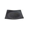 227271 jidelni talir black pearl 16 x 16 cm cerna keramika mij