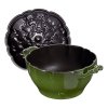 140984 2 hrnec ve tvaru artycoku o 22 cm zeleny staub